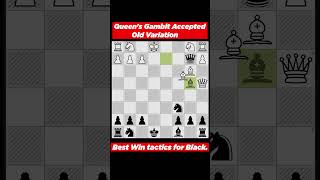 Best Win tactics for Black Queens Gambit Accepted  chess [upl. by Weitman191]