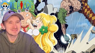 BARTOLOMEO DEFEATS GLADIUS  LEO SAVES MANSHERRY  One Piece Reaction Episode 713714 [upl. by Ahsila400]