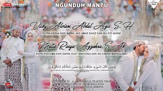 LIVE 🔴WEDDING quotVIKY ALVIAN amp MUTIA RASYAquot CAMPURSARI INDAH KIRANA  PONO SOUND SYSTEM 2 [upl. by Marney]