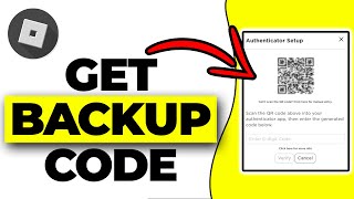 How To Get Backup Code For 2 Step Verification Roblox BEST WAY [upl. by Foy]