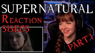 Supernatural Reaction 15x05 Part 1 DakaraJayne [upl. by Ttayw]