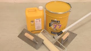 How to mix and apply Stopgap F77  High Performance Waterproof Surface Membrane [upl. by Quiteri811]