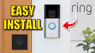 How to INSTALL a wired RING doorbell 3  DIY installation [upl. by Aehtna]