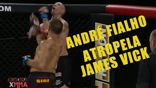 XMMA ANDRÉ FIALHO VENCE JAMES VICK [upl. by Nekciv]