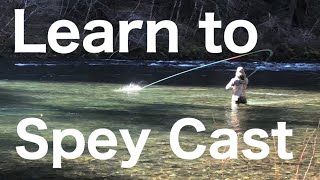 Learn to Spey Cast Skagit Cast Trout Spey Scandi [upl. by Neelia]