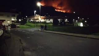 Incendio forestal en Muskiz [upl. by Cinemod57]