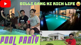 Pool Party mein Kiya full Enjoy 🤩😂  Farm house kia kitne mai book [upl. by Dickenson]