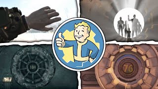 Exiting The Vault in ALL Fallout Games 4K Showcase [upl. by Adekan]