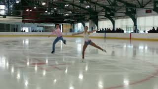 Sofia Jarmoc amp Luke Witkowski Jr Pairs SP Mid Atlantic Champs 2024 [upl. by Anyela]