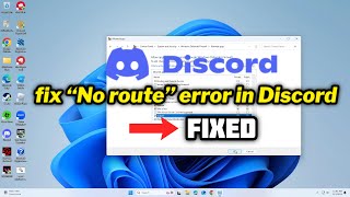 FIXED “No route” error in Discord [upl. by Seugirdor]