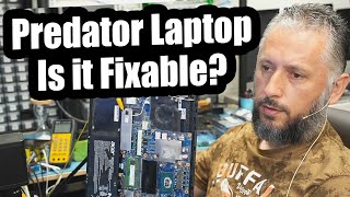 Acer Predator Helios Laptop No power Short Circuit Is it Fixable [upl. by Chavez]