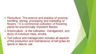 Horticulture And Its Importance For Increasing Revenue [upl. by Assilev878]