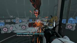 completely ruining glados boss fight and wheatley boss fight in portal using cheats in 2023 [upl. by Ylrad]