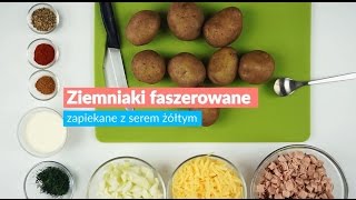 Ziemniaczki faszerowane zapiekane z serem żółtym [upl. by Bal]