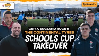 🌹 GBR x England Rugby  The Continental Tyres Schools Cup Takeover [upl. by Arrimat]