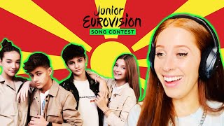 I REACTED TO NORTH MACEDONIAS SONG FOR JUNIOR EUROVISION 2021  DAJTE MUZIKA  GREEN FORCES 🇲🇰 [upl. by Malia780]