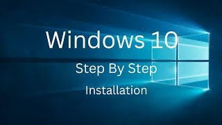 How To Install Windows 10 Step By Step Guide [upl. by Platt]