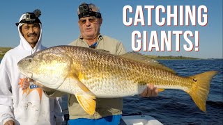 Fishing For Jacksonville Bull Reds With Friend Charles Cramer [upl. by Ribal]