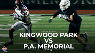 Kingwood Park vs Port Arthur Memorial Football 11522 [upl. by Sacrod]