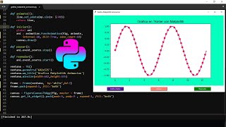 Animación de una grafica con Matplotlib y Tkinter [upl. by Ennahtur294]