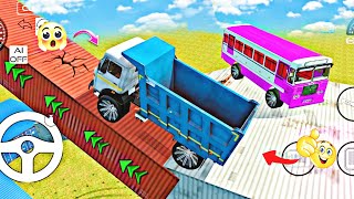 Drive Jcb and Unloading stone from Dumper Truck in game 🔥 car jcb tractor pickup truck gaming [upl. by Eehtomit]