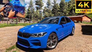 600HP BMW M5 F90  Forza Horizon 5  Logitech G29 Steering Wheel [upl. by Yslehc336]