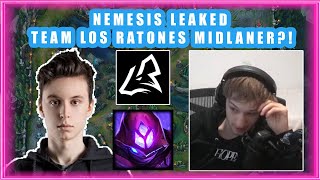 Nemesis LEAKED Team LOS RATONES MIDLANER 👀 [upl. by Sella]