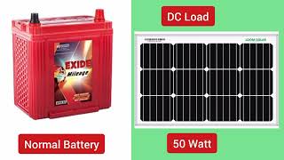 1 Din Main 40Ah Battery ko Full Charge Hone ki liye konsi Solar Panel Lagaye [upl. by Sharos]