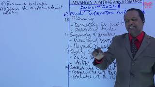 Advanced Auditing and Assurance  August 2024 Question 5 [upl. by Idoc]