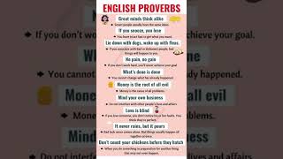 English most useful proverbs with English meanings by multiplefeatures [upl. by Karlow]