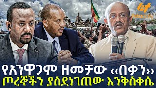 Ethiopia  የአንዋጋም ዘመቻው ‹‹በቃን›› ጦረኞችን ያስደነገጠው እንቅስቀሴ [upl. by Milissent]