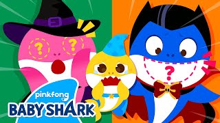 🎃NEW AH What Happened to my Face  Baby Shark Halloween Story  Baby Shark Official [upl. by Goody]