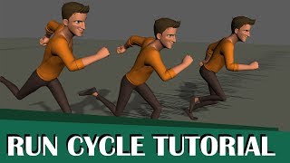 Run Cycle Tutorial Maya 2019 [upl. by Colpin]