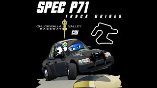 Spec P71 Track Guides  Chuckwalla Valley Raceway CW [upl. by Jamin]