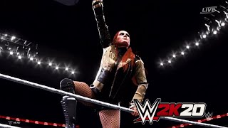 Becky Lynch  Ponytail Model  WWE 2K20 PS4 [upl. by Auahsoj]