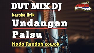 Undangan Palsu karoke nada rendah [upl. by Hanoj]