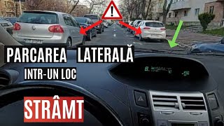 Școala De ȘoferiParcarea laterală cu spatele între două mașini Ep 1  repere și sfaturi [upl. by Haimrej]