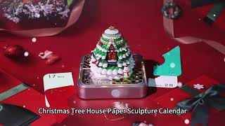 3D Memo Pad Desk Calendar Christmas Tree Note Pad Christmas Gift Items [upl. by Kelsey]