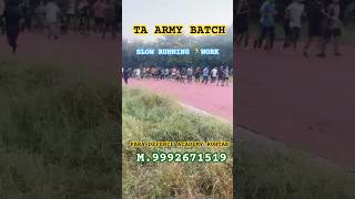 Ta Army Batch army taarmybharti2023 navy armybhartiraily2021 motivation territorialarmy ssc [upl. by Chita]