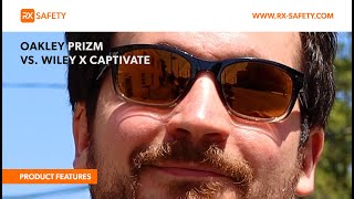 Oakley Prizm Vs Wiley X Captivate  RX Safety [upl. by Yemrej]