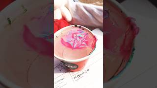 parfect water marble nailart design 💅nailart diynails youtubeshorts notoolnailart mood weird [upl. by Nnairac]