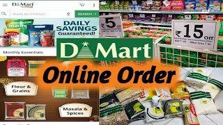 D mart Online Order in ChennaiHow to Order Dmart product online dmart grocery offet Home delivery [upl. by Faxon]