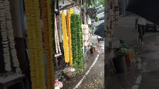 flower market Matunga Mumbai southindiantemple temple shorts yt ytshortsindiantemples [upl. by Eelana]