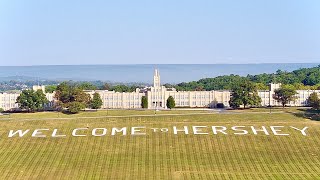 Milton Hershey School Homecoming Tour Potensic Atom Drone Footage inside Founders Hall [upl. by Hayidah371]