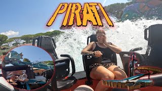 Cavallino Matto 2024  Pirati Onride  Zamperla  Spinning Raft 💧👌💧 [upl. by Pinter]