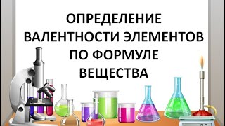 Определение валентности элемента по химической формуле вещества [upl. by Aehcsrop]