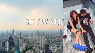 Mahanakhon Skywalk  Bangkok 🇹🇭 [upl. by Ahsied126]