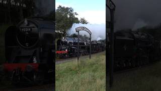 Double Headed 9Fs Take Goathland Summit by STORM [upl. by Aniral]