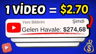 YENİ SİTE 10 DAKİKA VİDEO İZLEYEREK 27 PARA KAZANDIM 💰 İnternetten Para Kazanma Yöntemleri [upl. by Shaver]