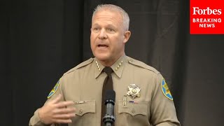 Maricopa County Elections Officials Sheriff Hold Press Briefing About 2024 Election Safety [upl. by Aillimat]